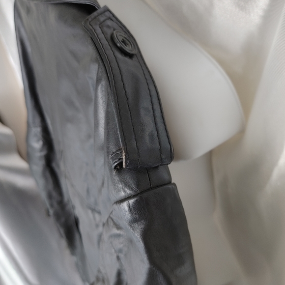 Vintage Wilson's leather long coat 44 - Picture 6 of 10